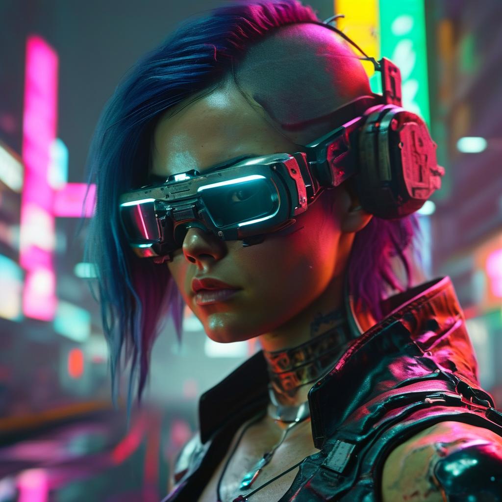 赛博朋克2077：未来都市中的沉浸式探索与冒险