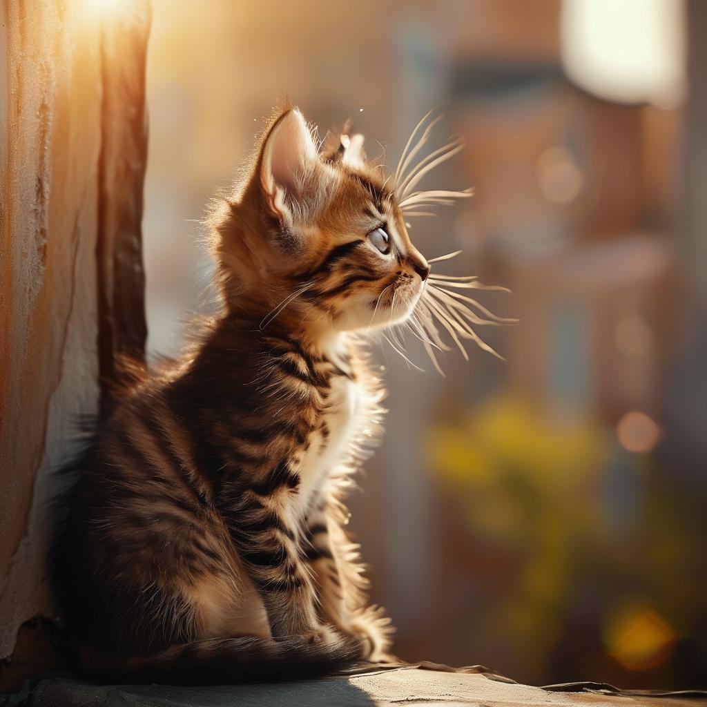 小猫咪在大城市的温暖生活