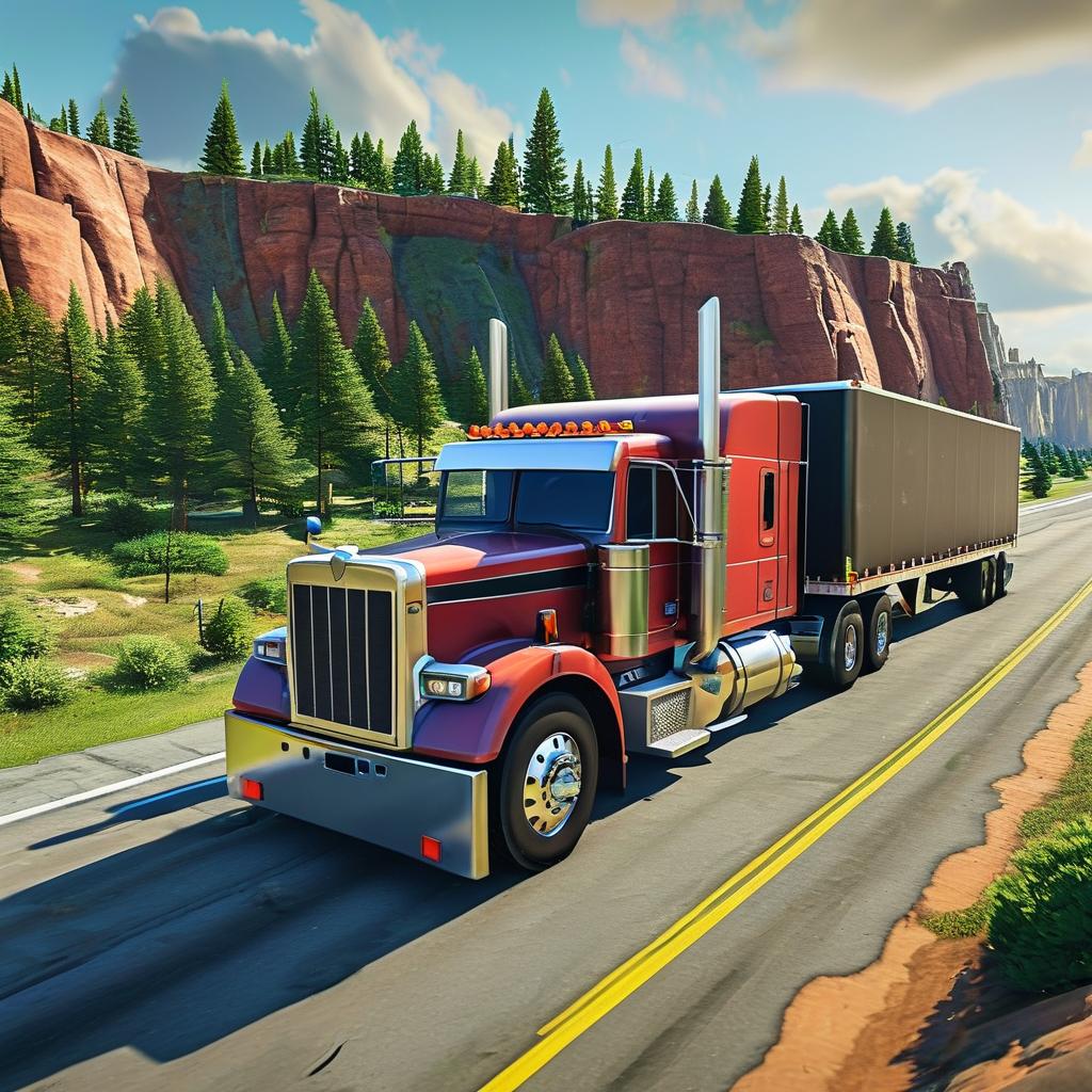 美国卡车模拟：探索自由驾驶的乐趣