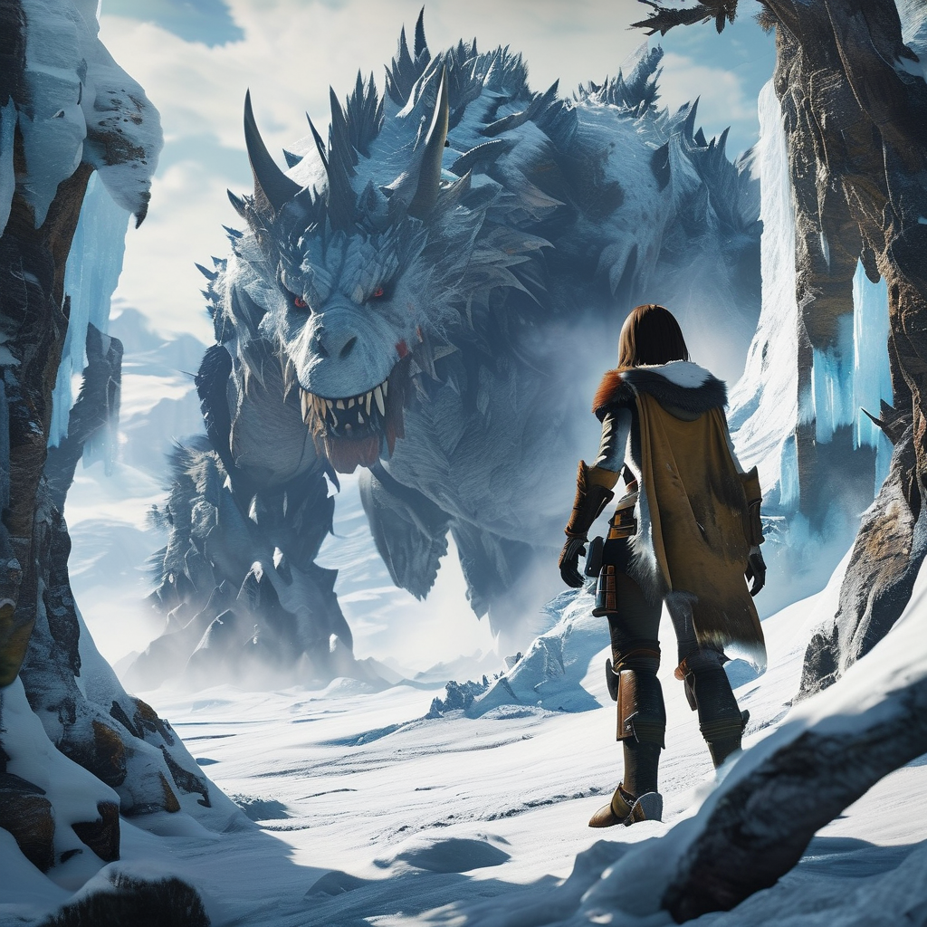 探索未知的冒险世界——怪物猎人世界：冰原